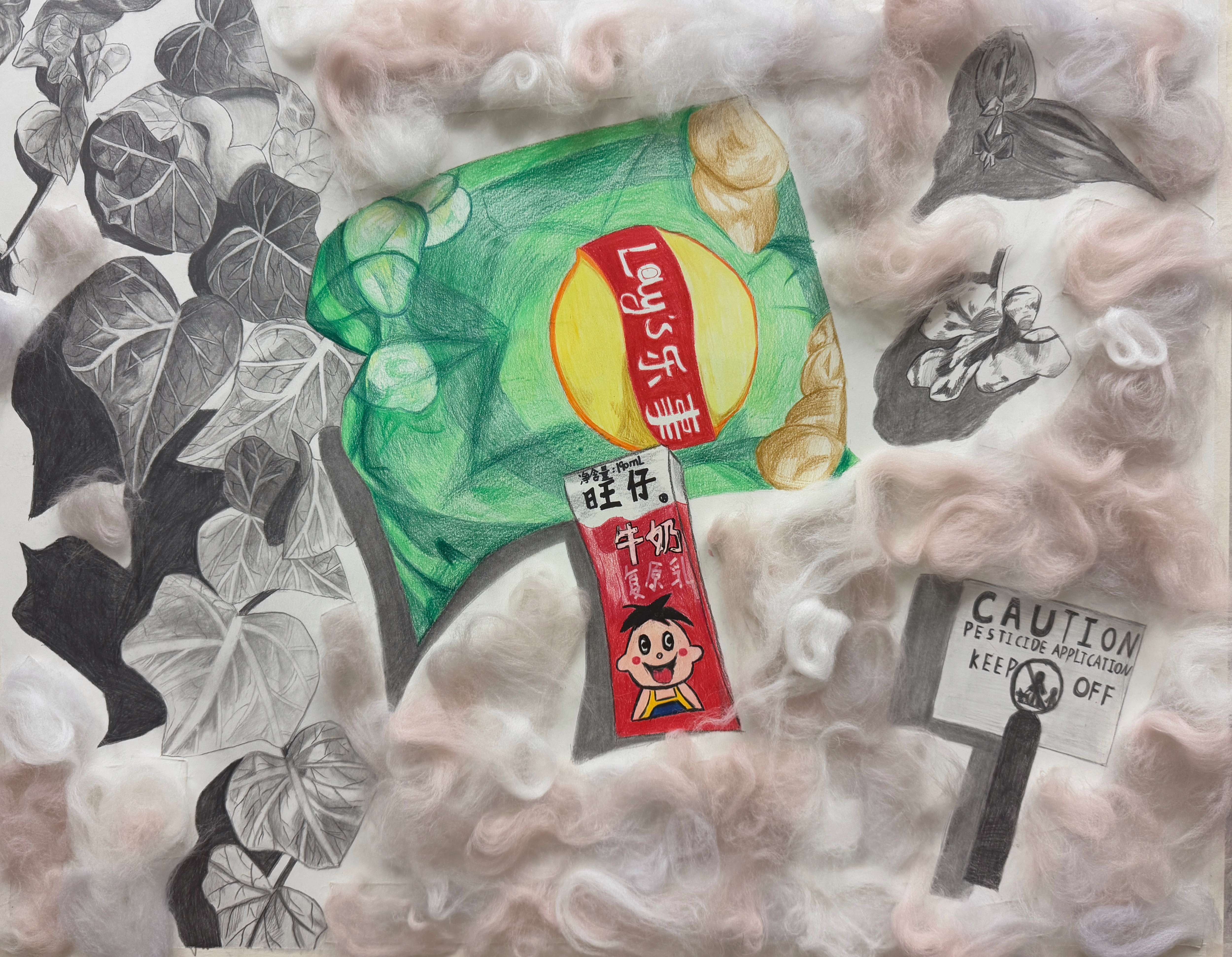 Collage Drawing